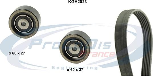 Procodis France KGA2023 - Поликлиновий ремінний комплект autozip.com.ua