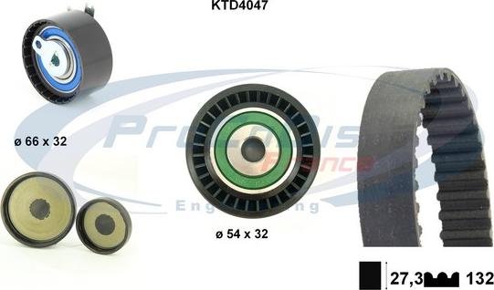 Procodis France KTD4047 - Комплект ременя ГРМ autozip.com.ua