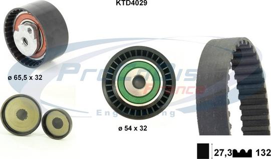 Procodis France KTD4029 - Комплект ременя ГРМ autozip.com.ua