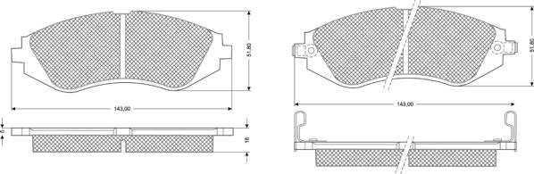 Procodis France PF1180 - Гальмівні колодки, дискові гальма autozip.com.ua