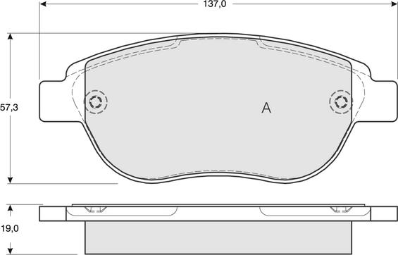 Equal Quality PF1099 - Гальмівні колодки, дискові гальма autozip.com.ua