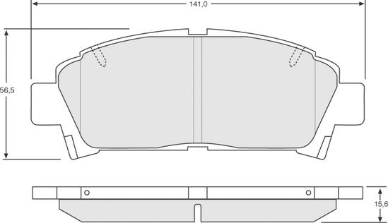 Procodis France PF1363 - Гальмівні колодки, дискові гальма autozip.com.ua