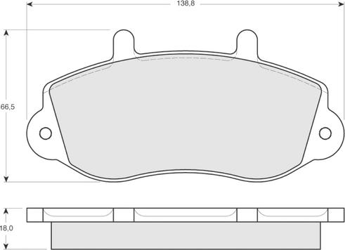 AD 804.20 - Гальмівні колодки, дискові гальма autozip.com.ua