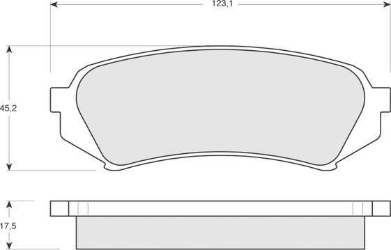 Procodis France PF1384 - Гальмівні колодки, дискові гальма autozip.com.ua