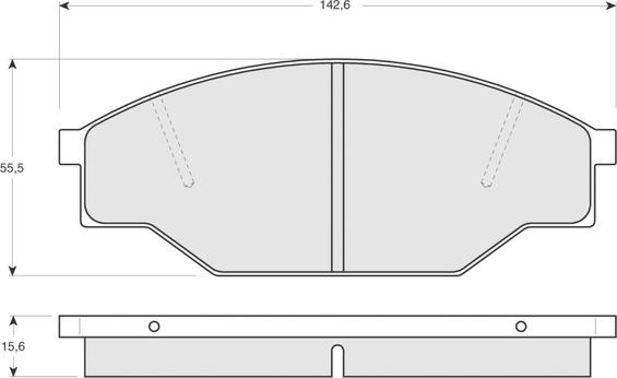 Automotor France PBP0351 - Гальмівні колодки, дискові гальма autozip.com.ua