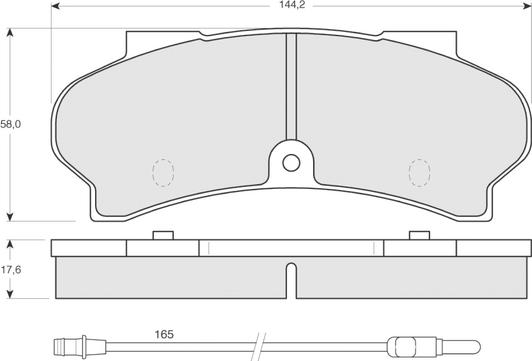 Procodis France PF1240 - Гальмівні колодки, дискові гальма autozip.com.ua