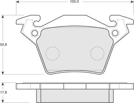 Procodis France PF1289 - Гальмівні колодки, дискові гальма autozip.com.ua