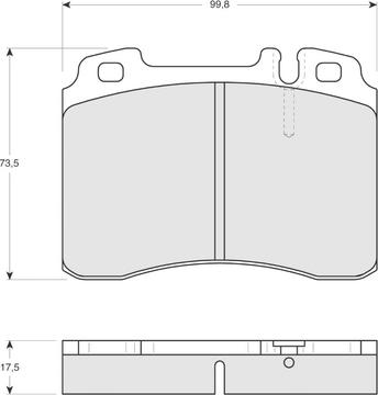 Procodis France PF1271 - Гальмівні колодки, дискові гальма autozip.com.ua