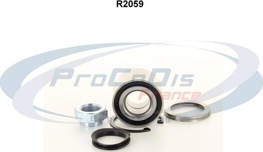 Procodis France R2059 - Комплект підшипника маточини колеса autozip.com.ua