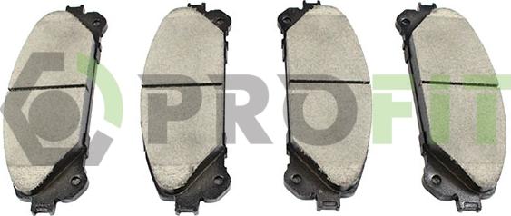 Profit 5005-4354 - Гальмівні колодки, дискові гальма autozip.com.ua