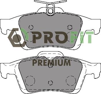 Profit 5005-1931 - Гальмівні колодки, дискові гальма autozip.com.ua