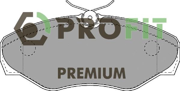 Profit 5005-1515 - Гальмівні колодки, дискові гальма autozip.com.ua
