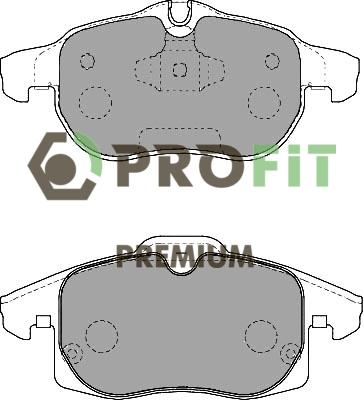 Profit 5005-1520 - Гальмівні колодки, дискові гальма autozip.com.ua