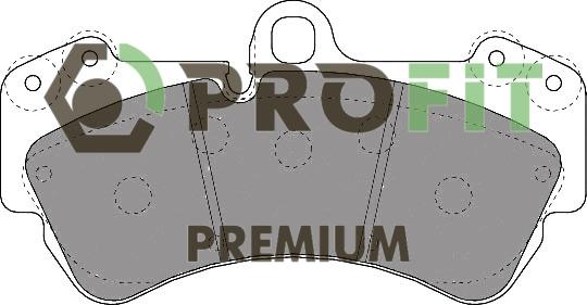 Profit 5005-1625 - Гальмівні колодки, дискові гальма autozip.com.ua