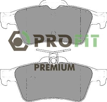 Profit 5005-1766 - Гальмівні колодки, дискові гальма autozip.com.ua