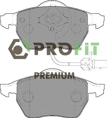 Profit 5005-1717 - Гальмівні колодки, дискові гальма autozip.com.ua