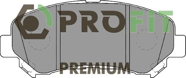 Profit 5005-2011 - Гальмівні колодки, дискові гальма autozip.com.ua