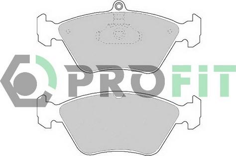 Profit 5000-0901 - Гальмівні колодки, дискові гальма autozip.com.ua