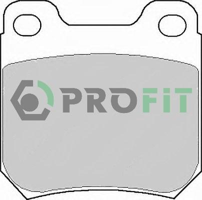 Profit 5000-0973 - Гальмівні колодки, дискові гальма autozip.com.ua