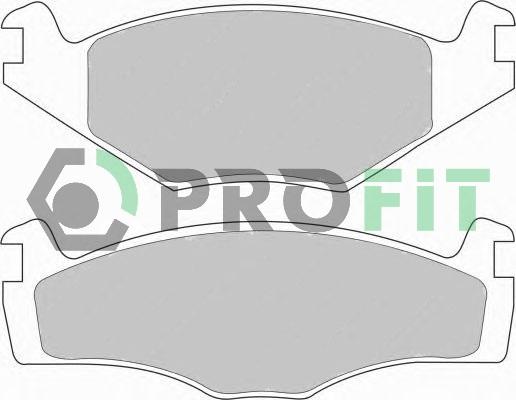 Profit 5000-0419 - Гальмівні колодки, дискові гальма autozip.com.ua