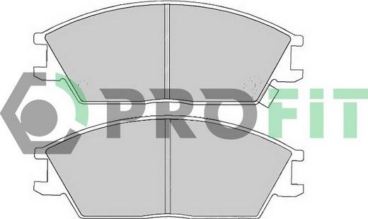 Profit 5000-0435 C - Гальмівні колодки, дискові гальма autozip.com.ua