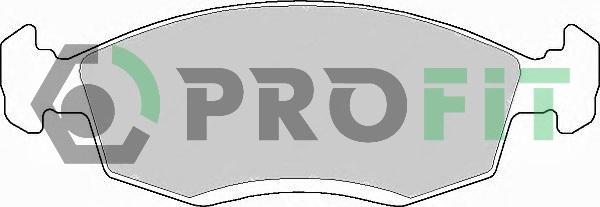 Profit 5000-0579 - Гальмівні колодки, дискові гальма autozip.com.ua