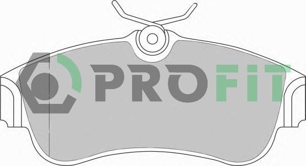 Profit 5000-0604 - Гальмівні колодки, дискові гальма autozip.com.ua