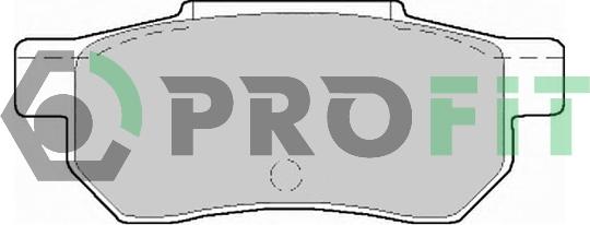 Profit 5000-0621 - Гальмівні колодки, дискові гальма autozip.com.ua