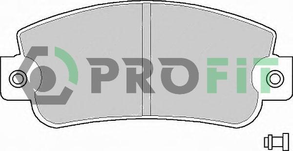Profit 5000-0346 - Гальмівні колодки, дискові гальма autozip.com.ua