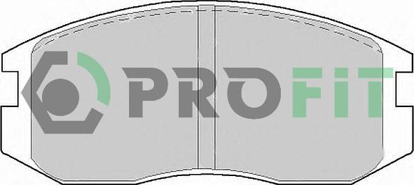 Profit 5000-0759 - Гальмівні колодки, дискові гальма autozip.com.ua