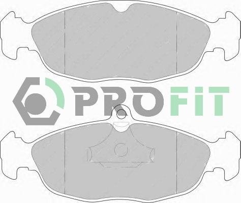 Profit 5000-0732 - Гальмівні колодки, дискові гальма autozip.com.ua