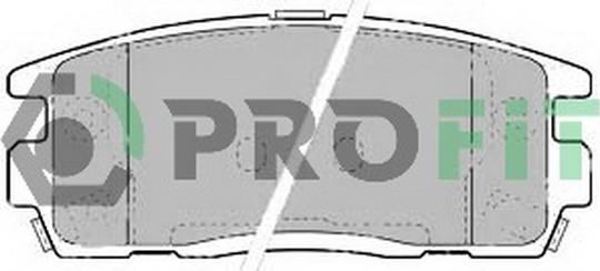 Profit 5000-1935 - Гальмівні колодки, дискові гальма autozip.com.ua