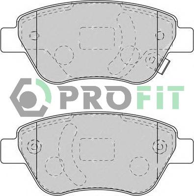 Profit 5000-1920 - Гальмівні колодки, дискові гальма autozip.com.ua