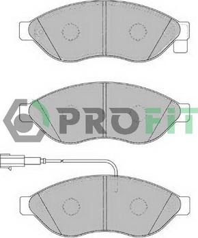 Profit 5000-1923 - Гальмівні колодки, дискові гальма autozip.com.ua