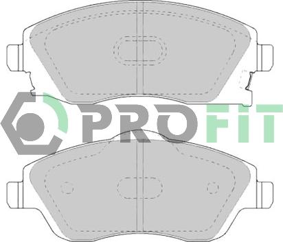 Profit 5000-1424 - Гальмівні колодки, дискові гальма autozip.com.ua