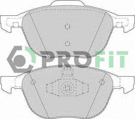 Profit 5000-1594 C - Гальмівні колодки, дискові гальма autozip.com.ua