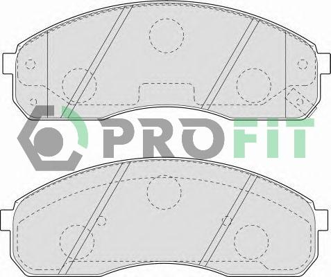 Profit 5000-1595 - Гальмівні колодки, дискові гальма autozip.com.ua