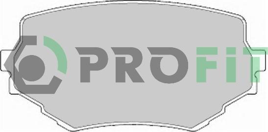 Profit 5000-1565 - Гальмівні колодки, дискові гальма autozip.com.ua