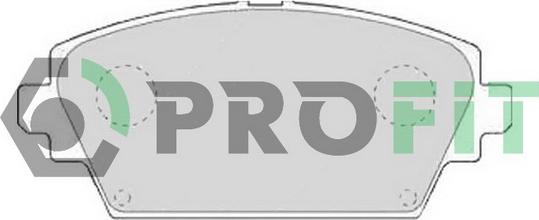 Profit 5000-1580 - Гальмівні колодки, дискові гальма autozip.com.ua