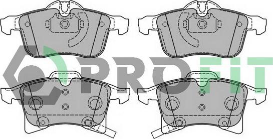 Profit 5000-1640 - Гальмівні колодки, дискові гальма autozip.com.ua