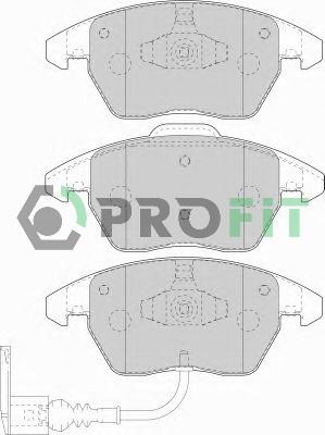 Profit 5000-1641 C - Гальмівні колодки, дискові гальма autozip.com.ua