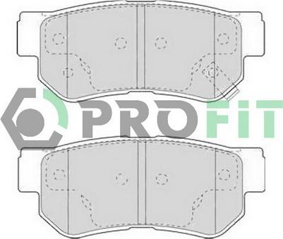 Profit 5000-1606 C - Гальмівні колодки, дискові гальма autozip.com.ua