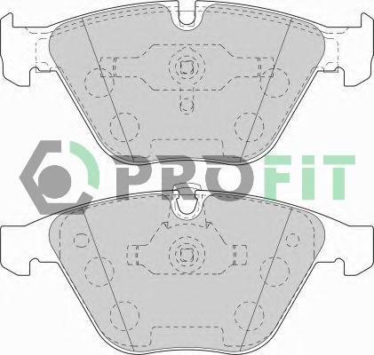 Profit 5000-1628 C - Гальмівні колодки, дискові гальма autozip.com.ua