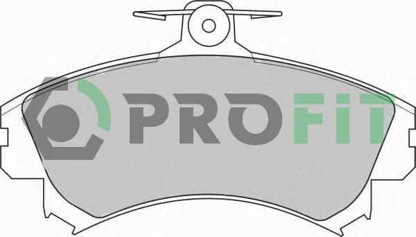 Profit 5000-1093 - Гальмівні колодки, дискові гальма autozip.com.ua