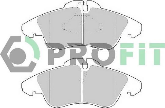 Profit 5000-1038 - Гальмівні колодки, дискові гальма autozip.com.ua