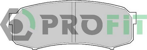 Profit 5000-1021 C - Гальмівні колодки, дискові гальма autozip.com.ua