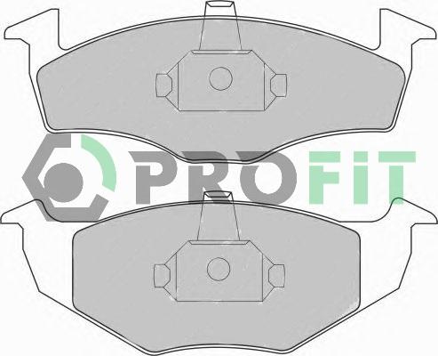 Profit 5000-1101 - Гальмівні колодки, дискові гальма autozip.com.ua