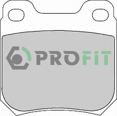 Profit 5000-1117 - Гальмівні колодки, дискові гальма autozip.com.ua