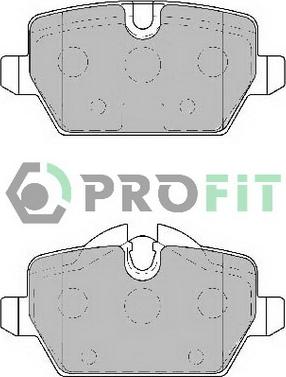 Profit 5000-1806 C - Гальмівні колодки, дискові гальма autozip.com.ua