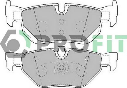 Profit 5000-1807 C - Гальмівні колодки, дискові гальма autozip.com.ua